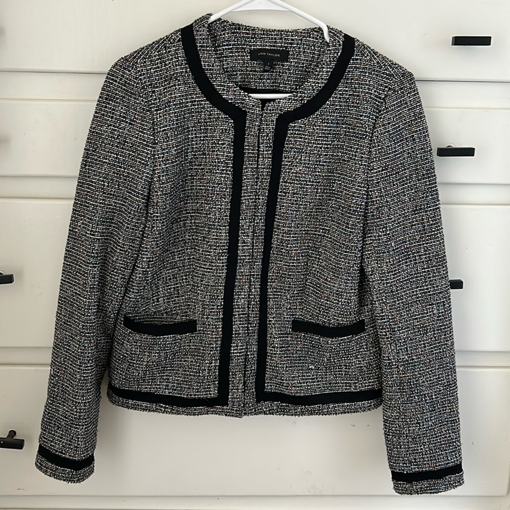 Ann Taylor Tweed Suit Jacket